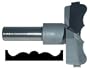 Magnate 8016 Rosette Carbide Tipped Cutter - 2-1/8" Cutting Diameter; 1/2" Shank Diameter