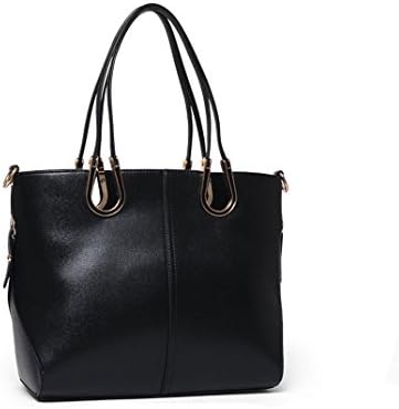 Handbag summer influx of European and American fashion models cross pattern leather shoulder bag leather handbag trend (Black color)