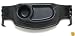 BOB Single Snack Tray, Black
