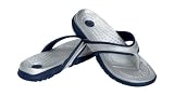 Crocs pRepair Flip Unisex Footwear, Size: 13 D(M) US Mens, Color: Navy/Silver