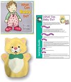 What Can Baby Do Hand Puppet and Board Book Set