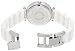 Anne Klein Women's AK/1465WTSV Diamond-Accented White Ceramic Bracelet Watch