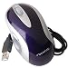 Phantom Mouse 3-Button USB Optical Scroll Mouse - Quick Click To Hide Window Screens! (Purple/Silver)