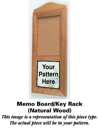 Tabletops Unlimited Rustic Natural Wood Memo Board/Key Rack HC, Fine China Dinnerware