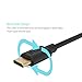 Gtcoupe Type C Cable USB-C to USB-C, USB 2.0 Type-C to Type-C Cable Connector Data, for Apple New MacBook, ChromeBook Pixel, Nexus 5X/6P, Nokia N1 Tablet, OnePlus 2 and More, 3.3ft/1m, TPE, Black