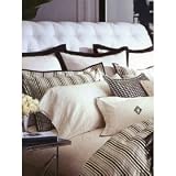 Ralph Lauren Wiltshire Argyle Queen Flat Sheet Off-white