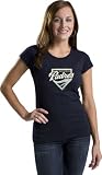 San Diego Padres Women's Primary Logo Fashion Cap Sleeve Tee