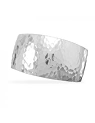 MMA Silver - Tapered Hammered Cuff