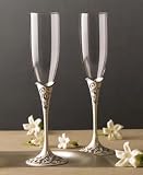 Lenox Opal Innocence Silver Flute Pair