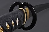 Fully Handmade Clay Tempered Damascus Musashi Samurai Katana Sword #638