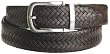 Nautica Men's  1&frac14;" Leather Tubular Reversible Braid Belt