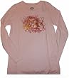 Women's Juicy Couture Shirt Long Sleeved Pink Embellished w/ Stones Size XL