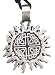 Celtic Irish Sun Star Pewter Pendant Necklace