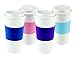 Copco Acadia Reusable To Go Mug, 16-ounce Capacity 4-pack (Blue, Pink, Purple, Light Blue)