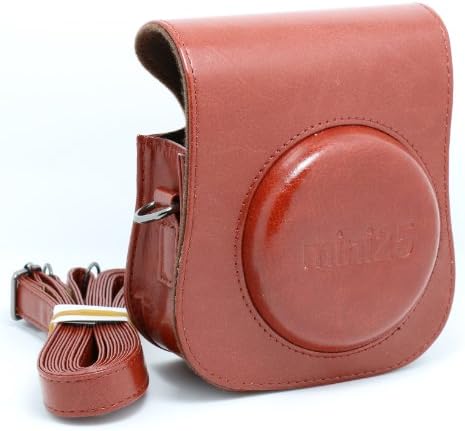 CAIUL Camera Case Bag For Instax Mini 25 Case---Brown