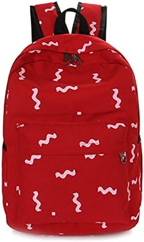 Zmeore Personalized Mustache Canvas School Student Back pack Book Bag Can Print Your Name