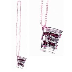 Bachelorette Party Shot Glass Necklace