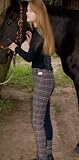 Kinderreithose Karo Reiterhose 152 164 176 188 ~ Damen 38 40