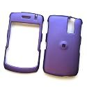 RIM Blackberry Curve 8300 8310 8320 Snap On Rubberized Leather Paint Cover Protector Hard Case Purple
