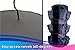 FHL Hanging Carousel Closet Shoe Organizer 3 Tier with 360° Swivel Hook for Easy Access (Dark Grey)