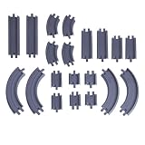 Enlarge toy image: Learning Curve Diecast Chuggington Straight and Curved Track Pack -  preschool activity for young kids