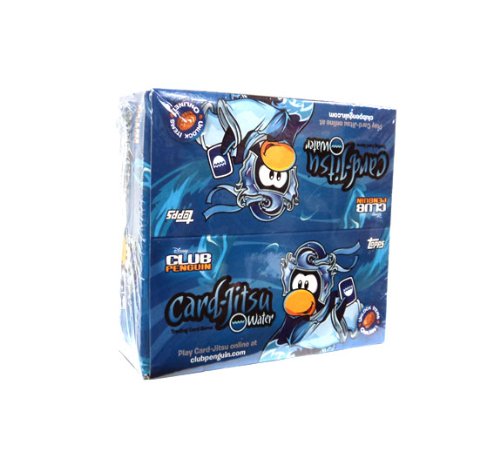 Club Penguin Card Jitsu Series 4 Water Trading Card Full Box of 24 Packets