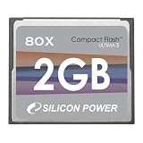 Silicon Power 2GB Compact Flash Memory Card 80x