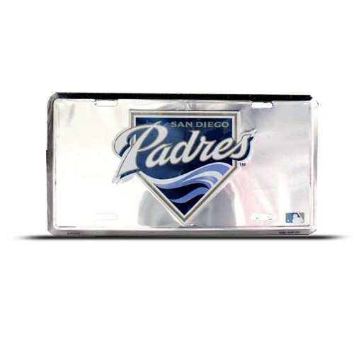 San Diego Padres Mlb Metal Sport License Plate Wall Sign Tag