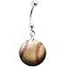 Baseball Belly Ring