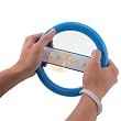 Premium Blue Controller Steering Wheel for Nintendo Wii by eForCity