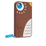 Case-Mate Hoot - Silicone iPhone 4 Case, Brown