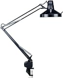 Adjustable Combination Lamp with Outlet - Black Finish