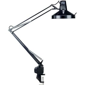 Adjustable Combination Lamp with Outlet - Black Finish by Lite Source