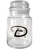 MLB 31-Ounce Glass Candy Jar - Primary Logo