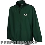 NFL Cutter & Buck Green Bay Packers Green Astute Performance Full Zip Windshirt (X-Large)