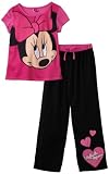 Komar Kids Girls Minnie Mouse 2 Piece Pajama Set