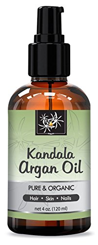 100% Pure Moroccan Argan Oil - Certified Organic, Cold Pressed, Extra Virgin - Best Natural Treatment for Damaged Hair and Skin, Acne Scars, Age Spots, Nail Repair and More - Handy 4 oz Pump Bottle