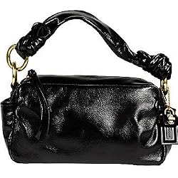 Coach Resort Patent Leather Shoulder Bag Tote 13255 Black
