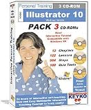 Adobe Illustrator 10 Tutorial Training in 3 CDs By Keyko