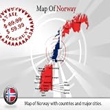 Norway Map - Powerpoint Slides Map of Norway