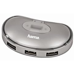 Hama USB 2.0 Hub 1:4 silber Bus-powered