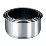 Tefal Ingenio Inox AA L9209502 S�rie de 3 casseroles avec une poign�e- Forme droitepar Tefal