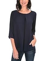 Never Paris Blusa Ines (Azul Oscuro)