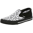 Vision Streetwear Men's Punk Skull Slip On Sneaker