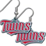 Minnesota Twins Enameled Dangle Earrings - MLB Baseball Fan Shop Sports Team Merchandise