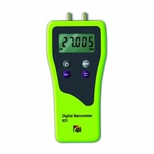 TPI 621 Dual Differential Input Manometer, 5 Digit LCD, +/-0.5 percent Accuracy, 0.01" H2O Resolution, +/-120" H2O Range
