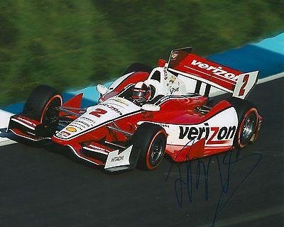 Signed Juan Pablo Montoya Photo - 8x10 IRL INDY COA - Autographed Photos