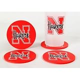 Nebraska Cornhuskers NCAA Coaster Set (4 Pack)