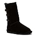 BEARPAW Girl's Lauren Youth Fashion Boot, Black ii, 2 M US Big Kid