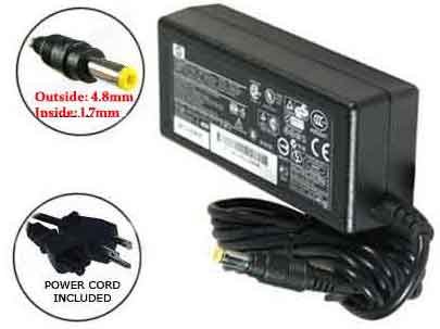 Brand New Made By HP 18.5V 3.5A 65W AC Adapter For Compaq Presario 1500/2200/2800/B2800/B3800/M2000/V1000/V2000/V4000/V5000/V6000/X1000/X1200/X1300/X1400/X1500 Series